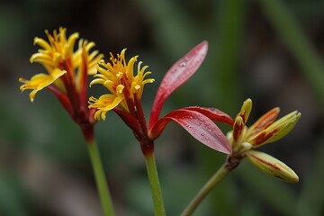 Fototapeta premium orange flower in the garden