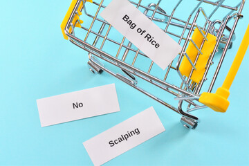Image of the prohibition of rice resale