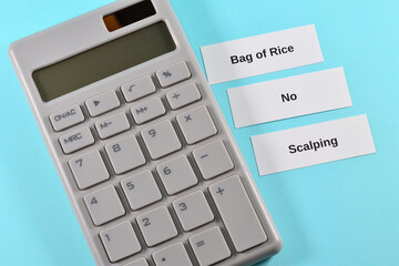 Image of the prohibition of rice resale