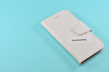 Image of a smartphone overheating