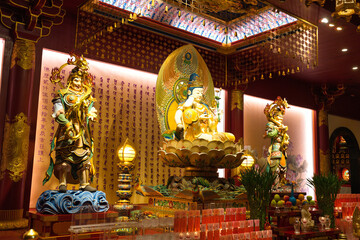 シンガポールのチャイナタウンにある仏教寺院　Buddha Tooth Relic Temple, Singapore
