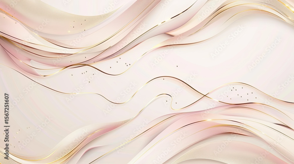 Aufkleber abstract design featuring flowing lines and soft colors for backgrounds or graphics.