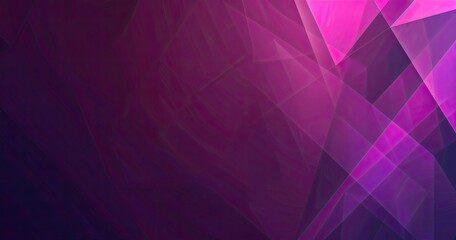 Obraz premium Abstract geometric design featuring vibrant purple and pink hues with a translucent effect.
