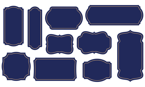 Vintage labels collection set. Vector illustration