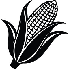 Corn Cob Icon Silhouette