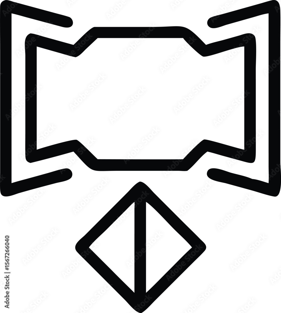 Poster abstract black vector shape design with transparency for creative projects