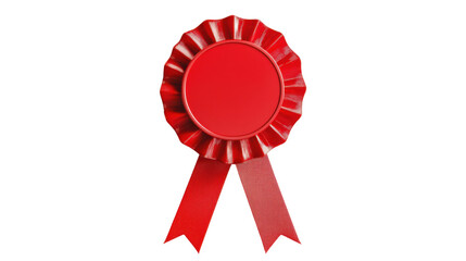 red wax seal on white background