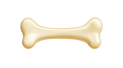 dog bone on white background