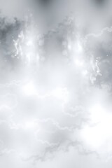 Abstract celestial cloudscape with ethereal smoke and sparkle elements
