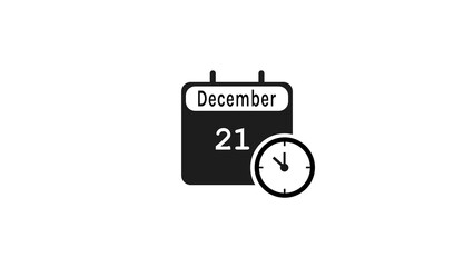 Calendar illustration. Time and date calendar icon. 