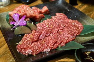 Japanese style yakiniku Ishigaki beef