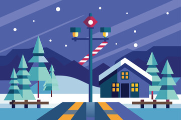 christmas night in the city