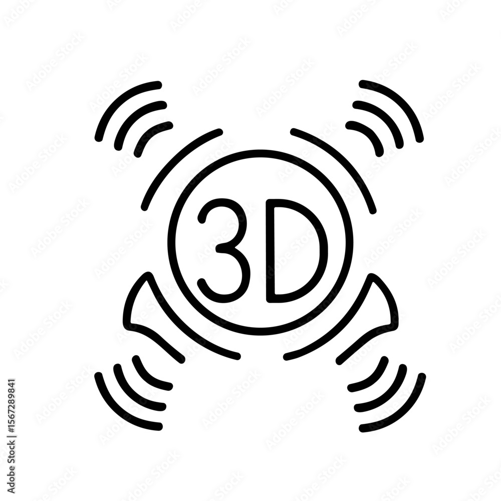 Poster a simple black and white icon featuring the text 