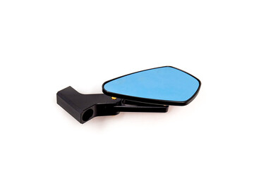 motorbike mirror on white background, good for article or commercial