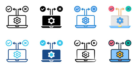 Testing icon set multiple style collection 
