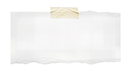 various pieces of masking tape isolated with clipping path on a white background.