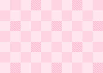 背景　タイル　ストライプの柄　ピンク