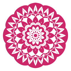 Celestial Mandala with Translucent Icy Petals in a Deep Space Bloom