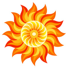 Aged Abstract Mandala with Cracks, Earthy Shades, and Historical Flair