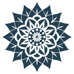 Monochrome Mini Mandalas Displaying Distinct Artistic Symmetries