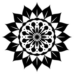 Aged Abstract Mandala with Cracks, Earthy Shades, and Historical Flair