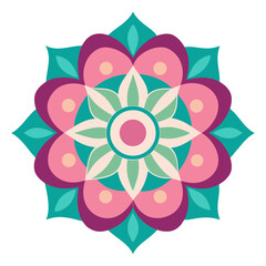 A curated series of miniature mandalas in diverse floral and geometric styles, arranged like a visual sampler.