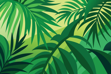 palm leaf background