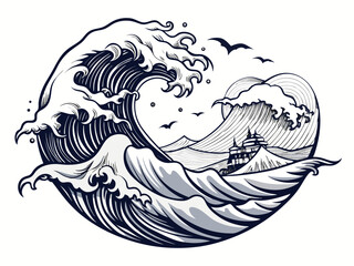 wave illustration