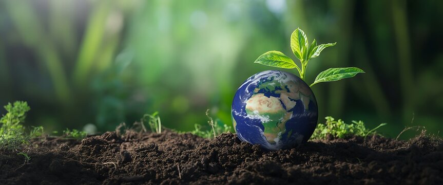 Earth Day: Planet Preservation & Sustainable Growth International Peace Day - Powered by Adobe