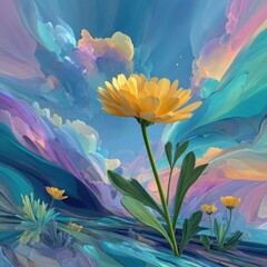 Abstract floral landscape (1)
