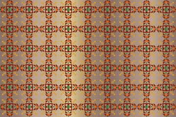 vintage seamless pattern with flowers