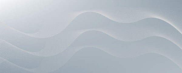 Gray and white Abstract Technology Network Background