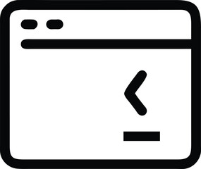 Debug Console Terminal With Alert Outline