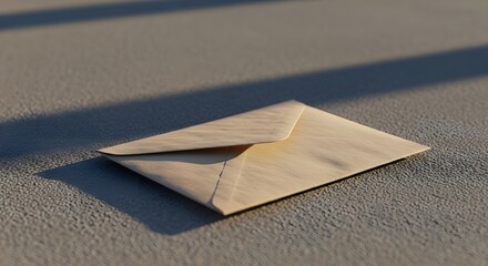 open envelope with paper