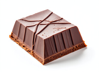 chocolate bar isolated on white