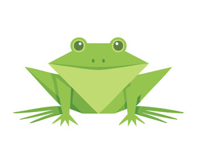 Simple Green Frog Calm and Peaceful