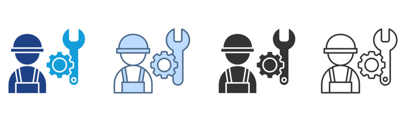 Maintenance Icon Set Multiple Style Collection