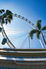 巨大な観覧車・シンガポール・フライヤー　Singapore Flyer