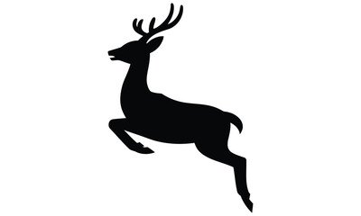 deer silhouette vector
