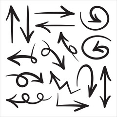 Hand Drawn Arrow Set