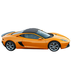 orange sports car
