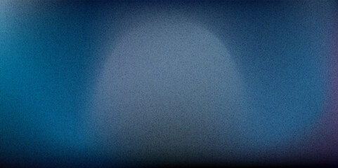 Dark blue orange grainy gradient background, blurry color flow with noise texture, wide banner size