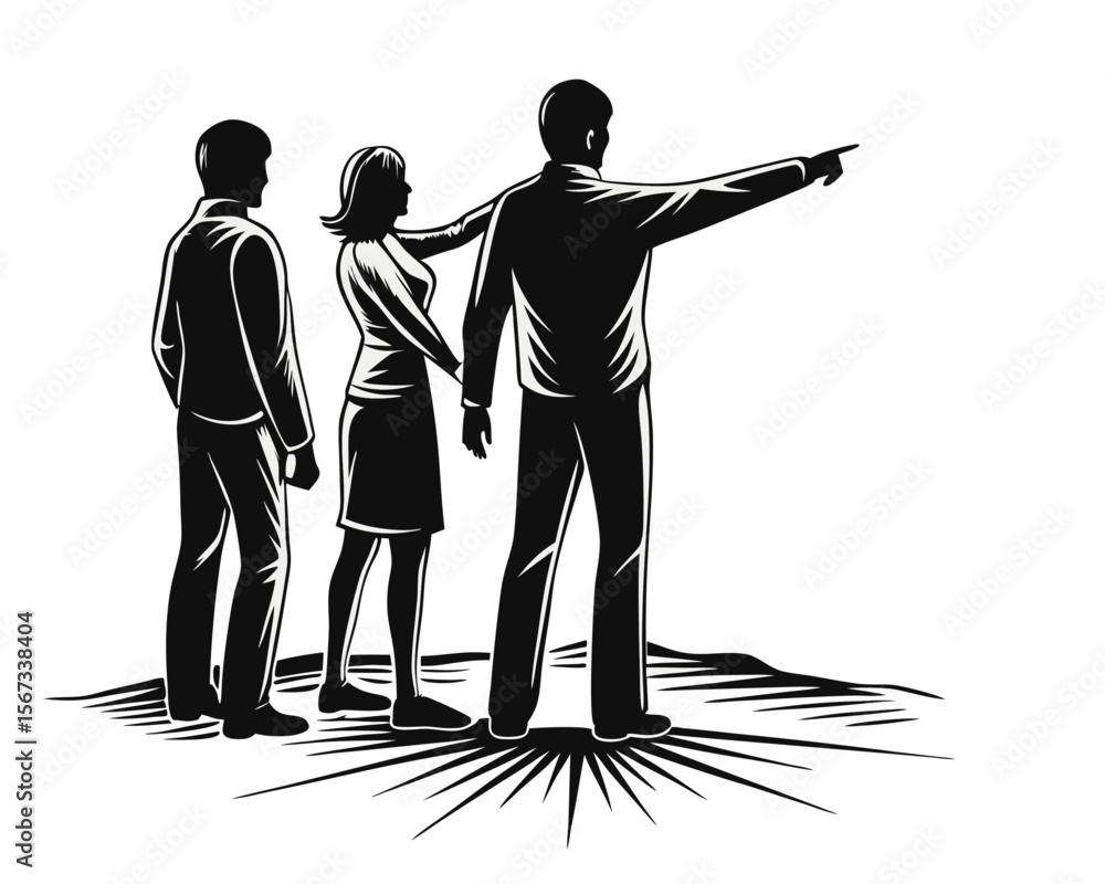 Poster collection of diverse individuals gesturing with their hands showcasing collaborative action and com