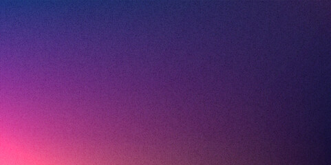 Dark blue orange grainy gradient background, blurry color flow with noise texture, wide banner size