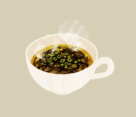 もずくスープ