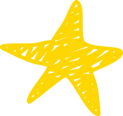 Scribble Doodle Star