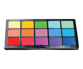 Vibrant Multi-Color Eyeshadow Palette for Creative Looks