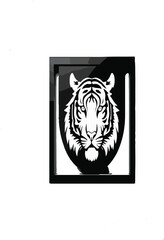 tiger head vector
