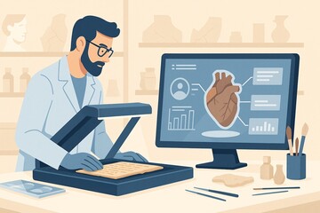 Heritage Restoration Lab with 3D Scanning of Ancient Manuscript