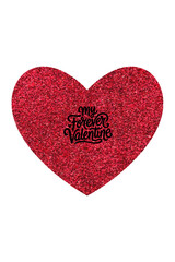 Sparkling Red Heart My Forever Valentine's Day Design